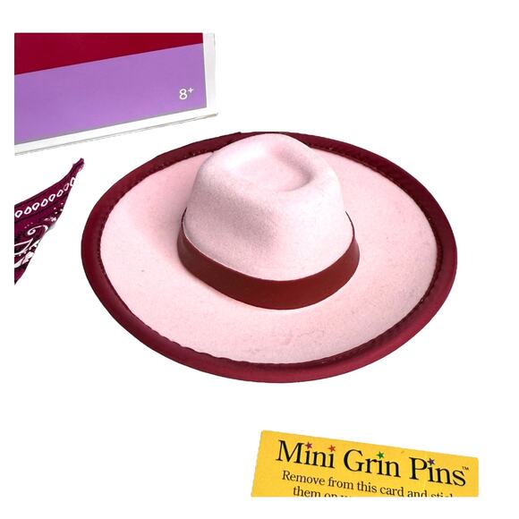 American Girl Today Coconut Dude Ranch Horse Lover ACCESSORIES Hat Toy Scarf Box - Picture 7 of 11